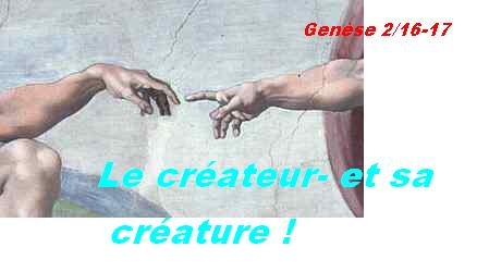 le cr�ateur et sa cr�ature bienvenue