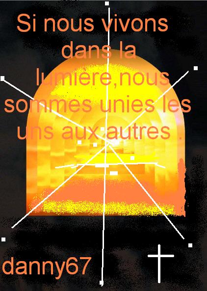 Unis les uns aux autre  vivant dans la lumi�re de Christ . bonjour Bienvenue 