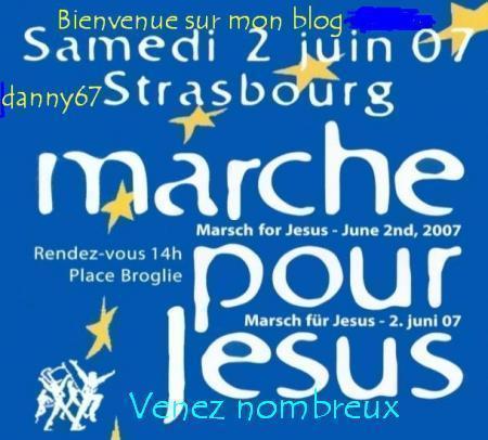 Marche pour Jesus bonjour 