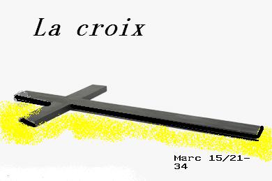 La croix bienvenue