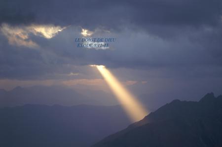 Le doigt de Dieu bienvenue