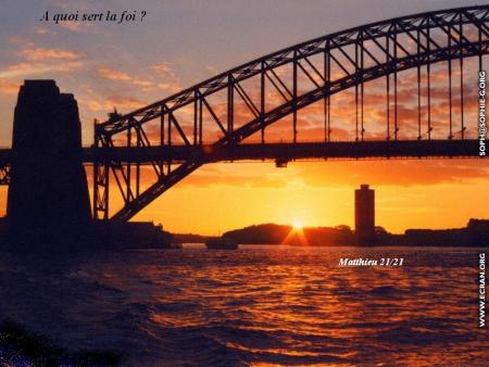 A quoi sert la  foi  ?  bienvenue