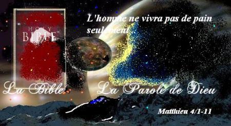 L'homme ne vivra pas de pain seulement ...  bienvenue 