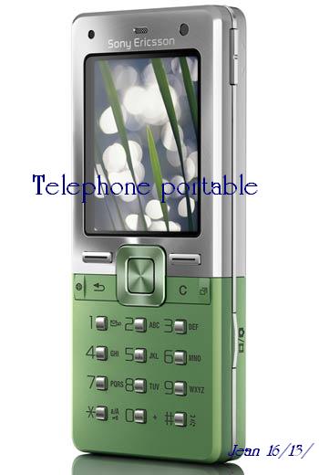 Telephone portable benvenue